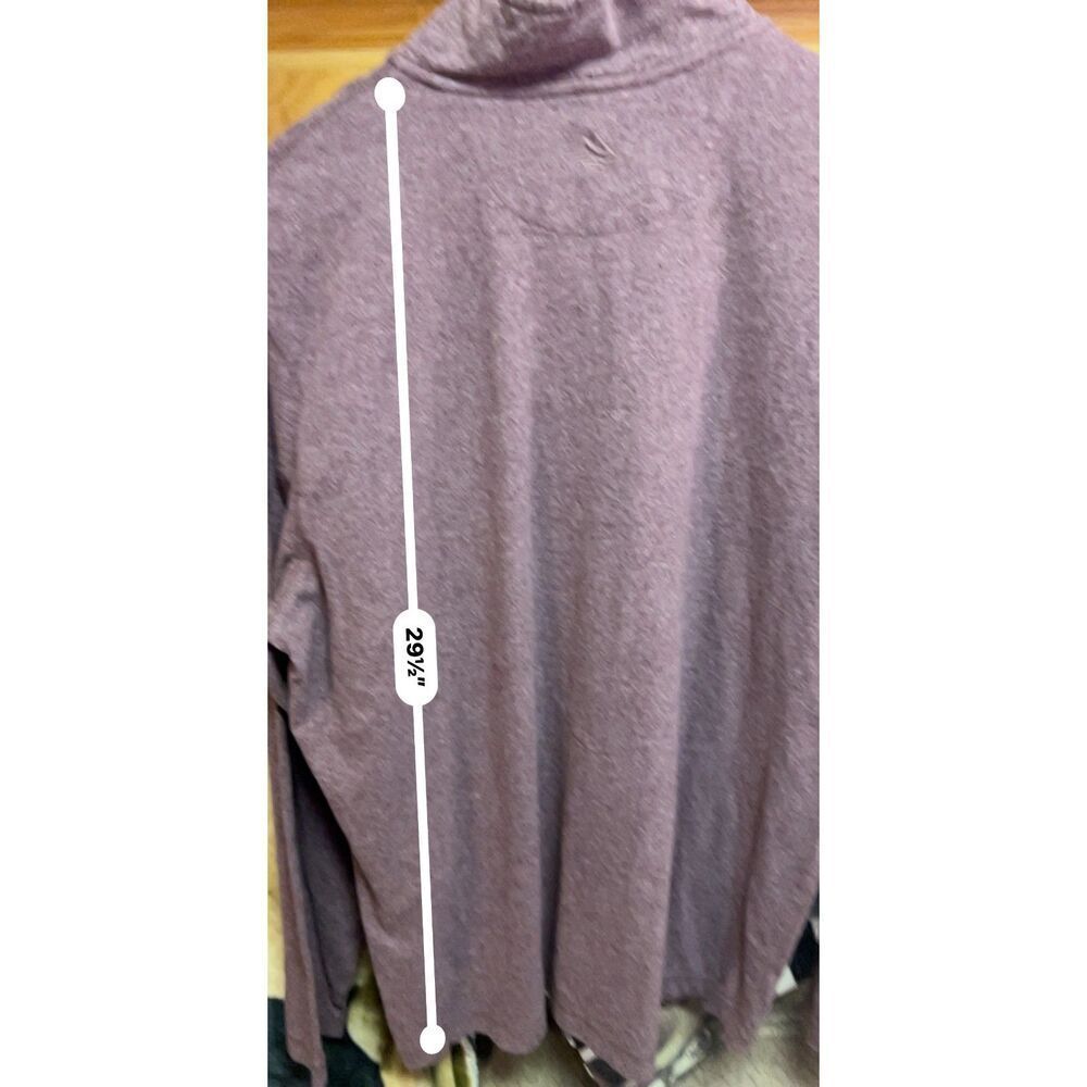 Ocean Coast Purple Quarter-Zip Pullover - Size XL - Picture 6 of 7